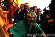 长谷寺的驱鬼火节